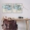 Stupell Industries Female Figure Floral Hat 2 pc Framed Giclee Wall Art Set Design by Nan